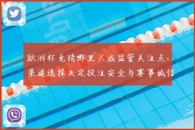 欧洲杯竞猜哪里买成监管关注点，渠道选择决定投注安全与赛事诚信