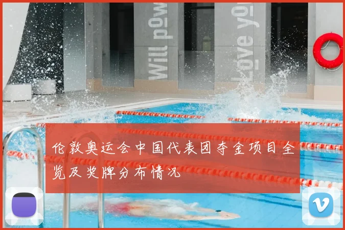 伦敦奥运会中国代表团夺金项目全览及奖牌分布情况